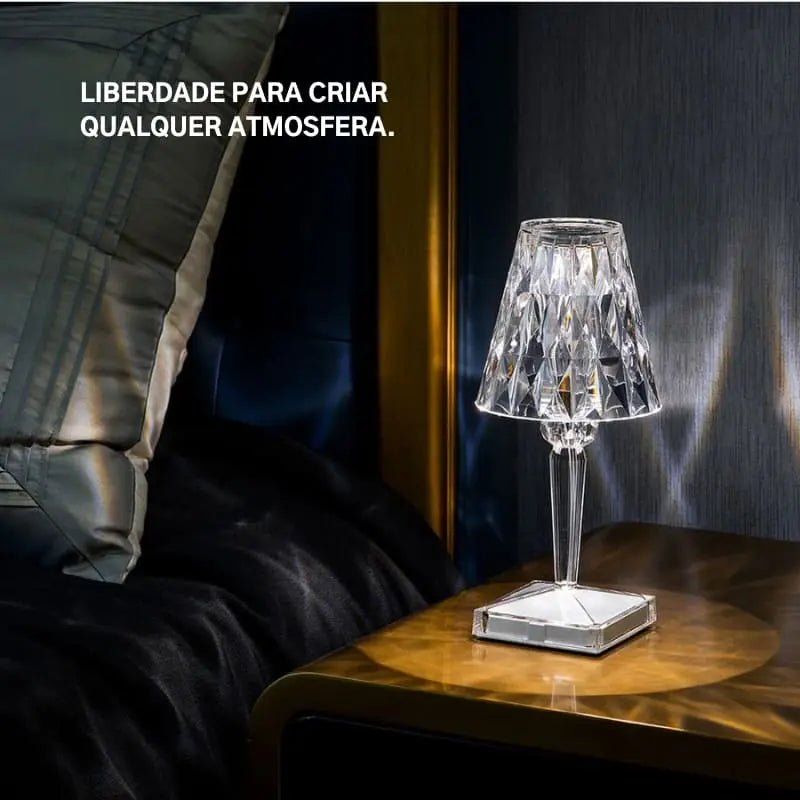 Luminária de Mesa de Led Sem Fio 3 em 1 Touch Utililar