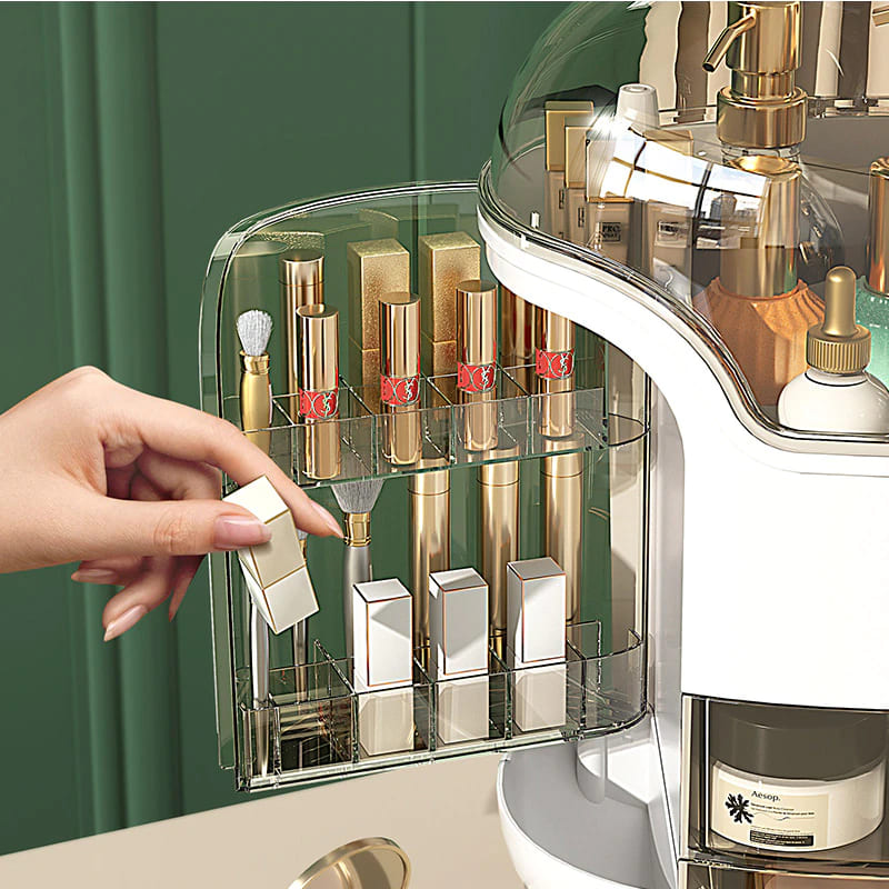 Organizador e Porta Maquiagem em Acrílico Utililar